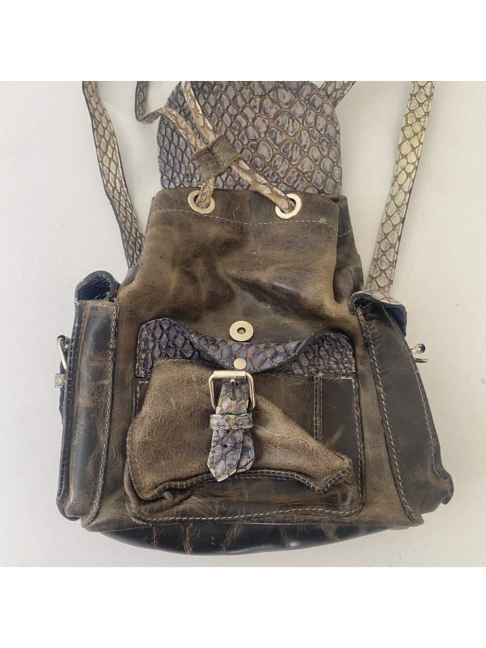 Freebird Brett Backpack Leather Purple - Picture 2 of 13